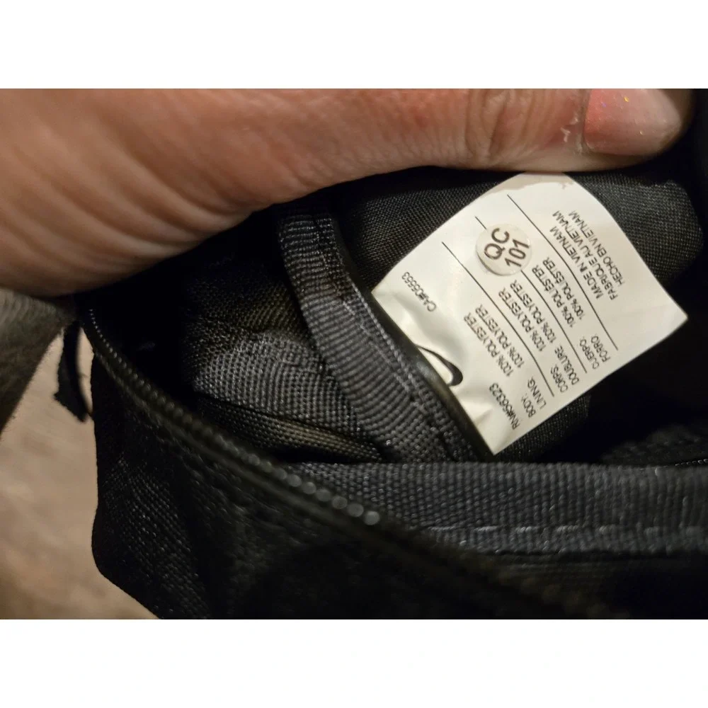 Black Nike Gym Duffle Embroidered Symbol
